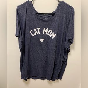 Torrid Cat Mom graphic tshirt